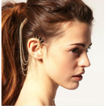 Declaração pendurado orelha individual braçadeira de orelha com colar de borlas brincos jóias EC36